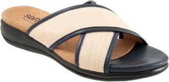 Softwalk Tillman 6.0 Slide Sandal in Navy at Nordstrom, Size 10.5