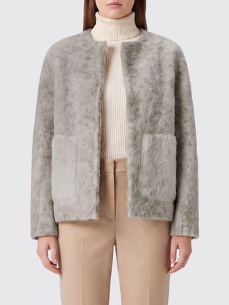 Avant Toi Fur Coat Woman color Green