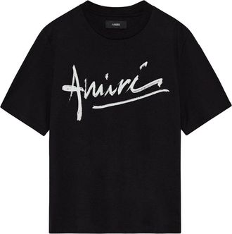 Amiri SCRIPT T SHIRT Size: XXL, colour: BLACK