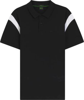 HUGO BOSS Tops, Heren, Zwart, M, Polo Shirt