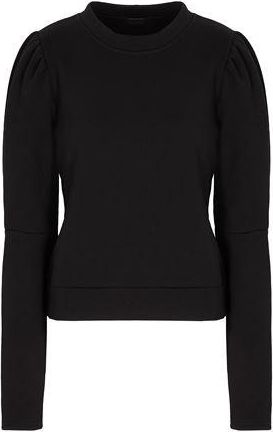 8 by YOOX ORGANIC COTTON PUFF-SLEEVE SWEATSHIRT