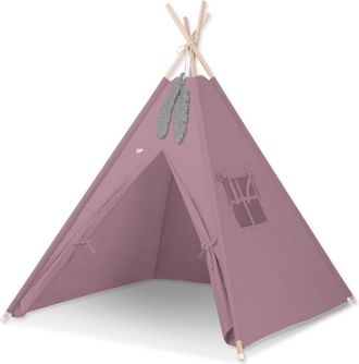 OEM Tienda Tipi Para Ni&ntilde;os + Colgantes De Plumas - Rosa Retro