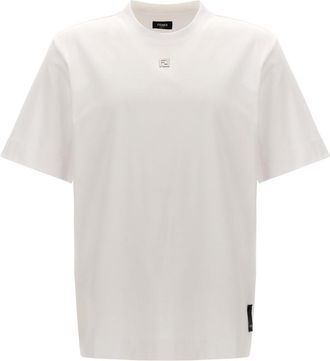 Fendi White Crew Neck T-Shirt