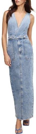 Good American Fit For Success Denim Maxi Dress in Indigo780 at Nordstrom Rack, Size X-Small