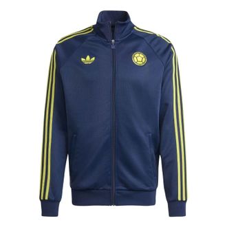 adidas Colombia 2026 Track Jacket Asia Sizing Team Navy Blue JZ9088
