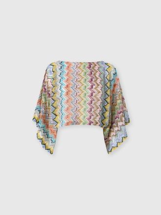 Missoni Viscose Lam&eacute; Cover-up Top With Batwing Sleeves in Multicoloured at Nordstrom, Size X-Small