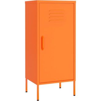 vidaXL Storage Cabinet Orange 42.5x35x101.5 cm Steel Vidaxl