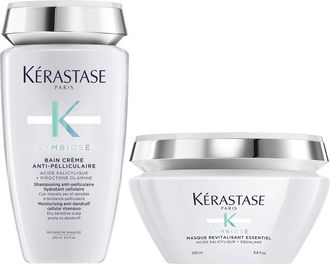 Kerastase Womens K&eacute;rastase Symbiose Duo: Moisturising Anti-Dandruff Cellular Shampoo 250ml & Intense Revitalising Mask 200ml - One Size