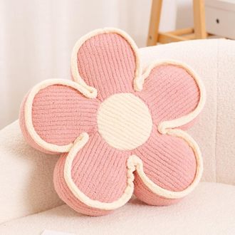 Gabrielle Coj&iacute;n Decorativo Suave Con Forma De Flor, Bonito Coj&iacute;n De Felpa Para Dormitorio, Sof&aacute; Y Cama (50 X 50 Cm)