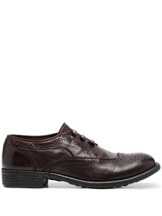 Officine Creative Calixte 035 leather oxfords - women - Calf Leather/Rubber/Calf Leather - 41 - Brown