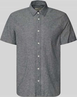 Blend Regular Fit Freizeithemd mit Kentkragen Modell ABAN in Mittelgrau Melange, Gr&ouml;&szlig;e XXL