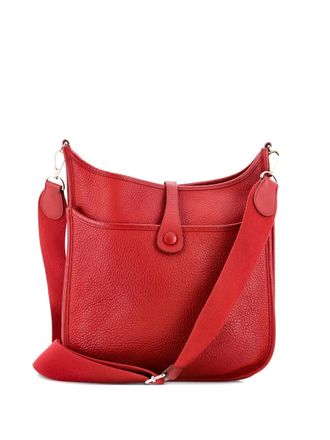 Hermès Evelyne Bag Gen III Clemence GM crossbody bag - Rosso