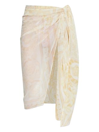 Versace printed sarong - Neutrals