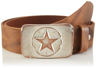 MGM Fashion Star Belt, Brown (nougat-bianco 12), 90 cm