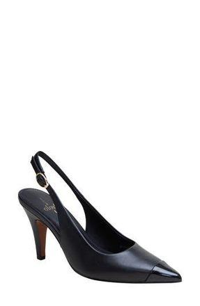 Linea Paolo Niyka Pointed Toe Slingback Pump in Black at Nordstrom Rack, Size 6.5