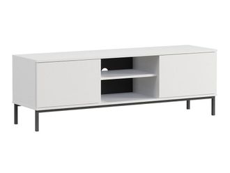 Mirjan24 Mueble Tv Lomsore 101, Blanco, N&uacute;mero De Puertas: 2, N&uacute;mero De Cajones: 0, 150x50x41cm