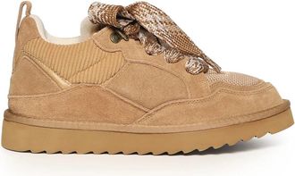 Colors Of California Cow Suede Sneaker - Dames - Sneakers - Bruin - 37 EU - Wol - Schoenen