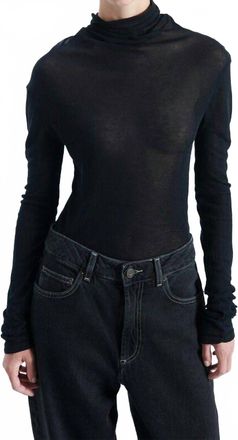American Vintage Massachusetts T-Shirt In Black