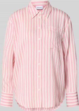 Comma Relaxed Fit Bluse aus Viskose-Mix in Pink, Gr&ouml;&szlig;e 34