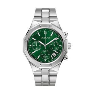Bulova Precisionist 96B409 Horloge - Dames - Horloges - Groen - ONE Size - Accessoires