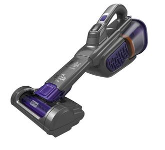 Black+Decker Black&decker - Black+decker Pulizia - Aspirapolvere Portatile A Batteria 18v, Stazione Di Ricarica, Color Titanio/viola Bhhv520bfp-qw