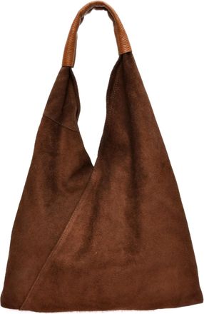 Anna Luchini Bordeauxrood Rundleer Tas