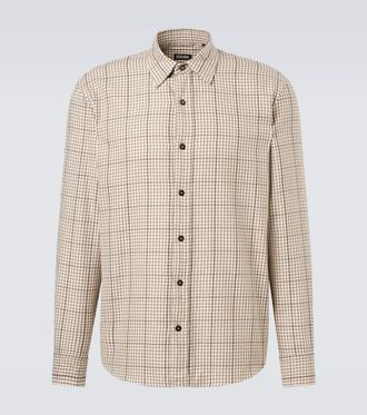Ermenegildo Zegna Camicia in cotone a quadri