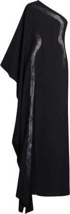 Taller Marmo Palladium One-shoulder Embellished Maxi Dress