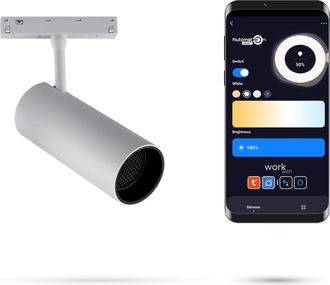 OEM Foco Led Blanco Wifi Zigbee De 12 W Para Rieles Magn&eacute;ticos Smart Track 48 V Cc, Regulable Entre 3000 Y 5000 K