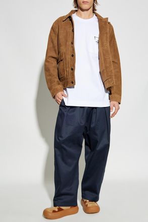 Fendi T-shirt With Pocket, Mens, White