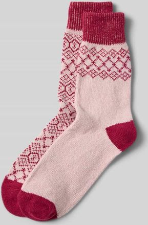 Camano Supercozy Socken mit soften Zehennähten Modell WOMEN COSY in Bordeaux, Größe 35-38