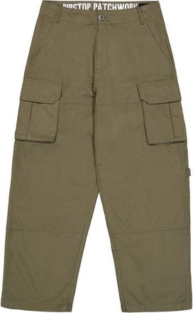 Alpha Industries Alpha Industries Mens Ripstop Patchwork Pant - Olive - Size 32 (Waist)