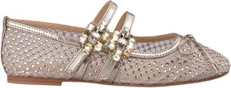 Alma En Pena Ballerina net gespen strass - Dames - Ballerinas - Geel - 37 EU - Schoenen