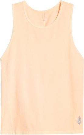 Free People FP Movement Hot Shot Twist Back Tank in Pastel Peach at Nordstrom, Size X-Small