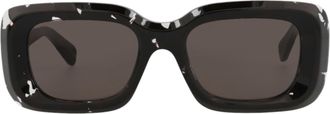 Chlo&eacute; Square-Frame Recycled Acetate Sunglasses