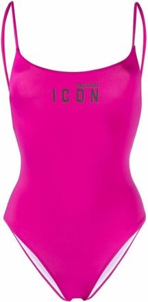 Dsquared2 Stijlvolle One Piece Badpak - Dames - Badpakken - Roze - XS - Badmode