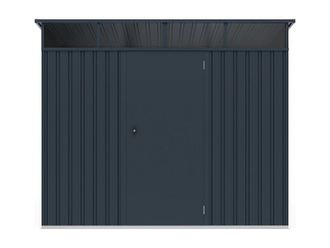VENTE-UNIQUE.COM Cobertizo de jard&iacute;n metal gris antracita