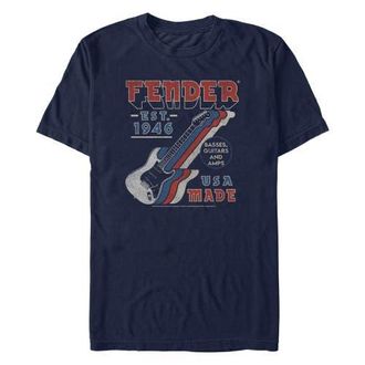 Fender Mens Fender Est. 1946 USA Made Graphic T-Shirt in Navy Blue at Nordstrom, Size Xxx-Large