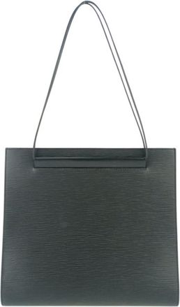 Louis Vuitton Black Epi Leather Handbag Shoulder Bag Tote Bag (Pre-Owned)