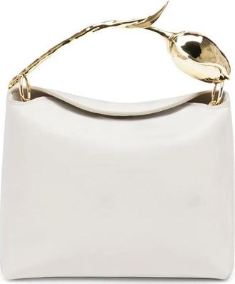 Erdem Borsa a spalla Bloom mini - Bianco