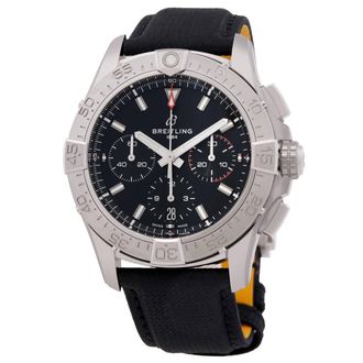 Breitling Avenger 42 Chronograph Automatic Chronometer Black Dial Mens Watch AB0146101B1X1