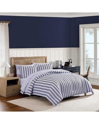 Tommy Hilfiger Campus Stripe Anchor Comforter Set