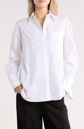 TWP Big Joe Button-Up Shirt in White at Nordstrom Rack, Size Medium/large