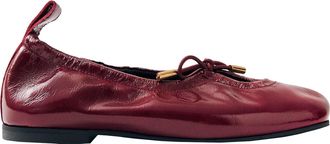 Alohas Square-Toe Ballerina Flats with Key Details