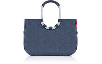 Reisenthel Einkaufskorb REISENTHEL Loopshopper L, Damen, blau (dunkelblau), Polyester, Einkaufsk&ouml;rbe Einkaufskorb