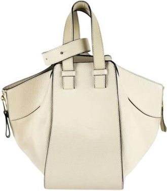 Loewe Pre-owned Handbag - Dames - Vintage Handtas - Beige - ONE Size - Leer - Vintage