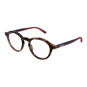 Gucci Ronde Brillen - Heren - Brillen - Bruin - 49 MM - Accessoires