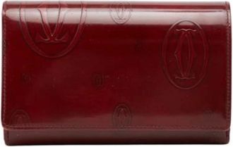 Cartier Pre-owned Portafoglio lungo (bi-fold) - - Pre-owned - Donna - Rosso - ONE SIZE