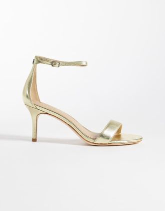 Ralph Lauren Sandali con tacco e fascette color oro