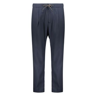 Herno Heren, Broeken, Blauw, Maat: L Zijde